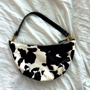 Cow Print Shoulder Bag